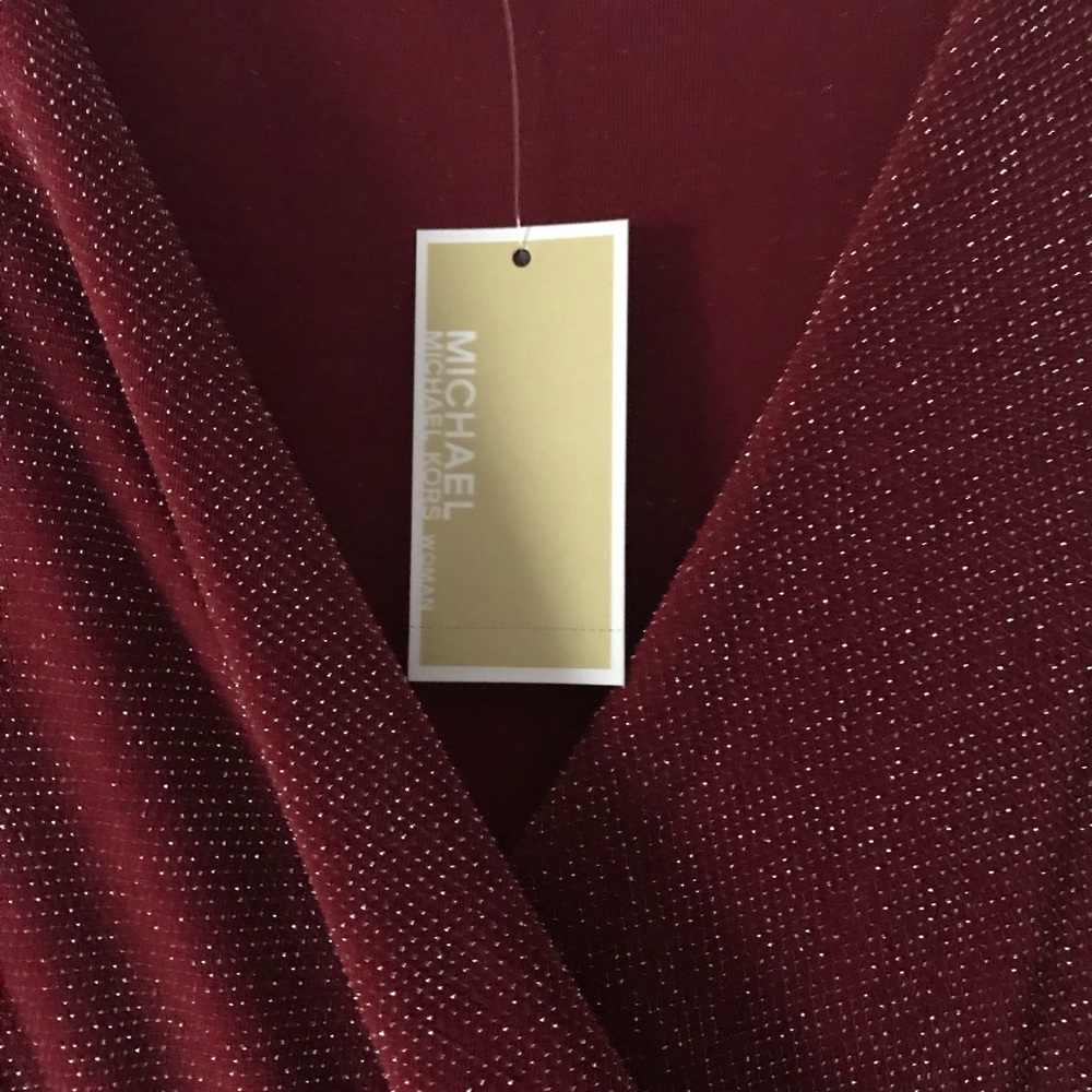 MICHAEL Michael Kors Long Sleeve Flounce Dress